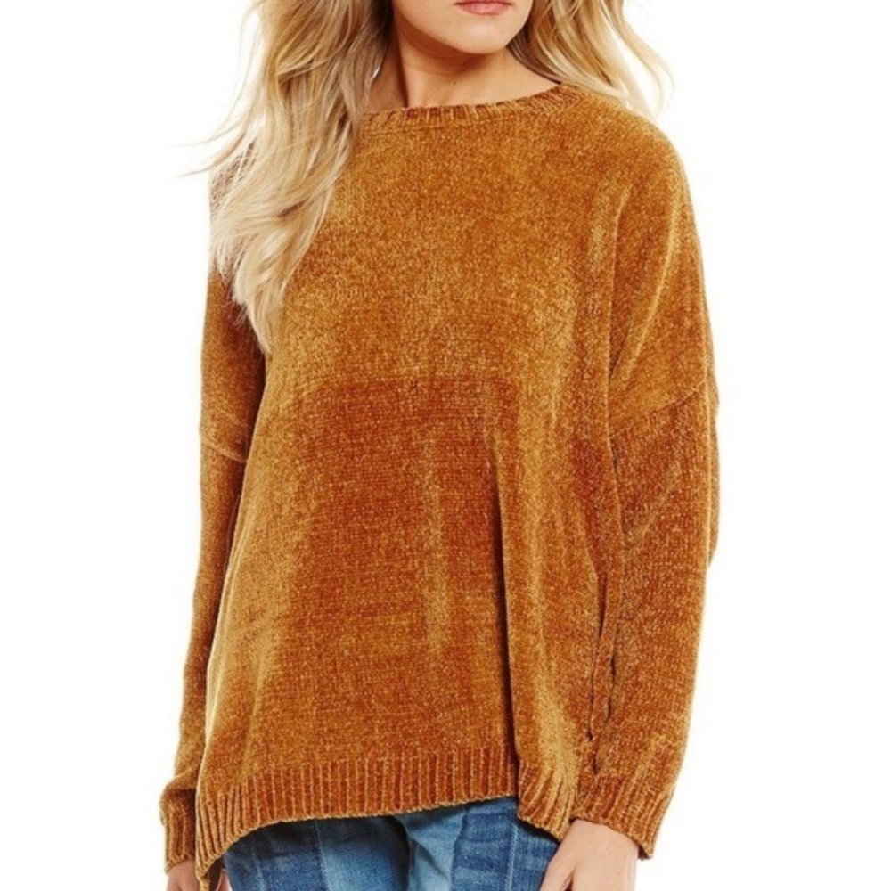 JONES NEW YORK Downtown Glam Chenille Crewneck Pullover Sweater Size M